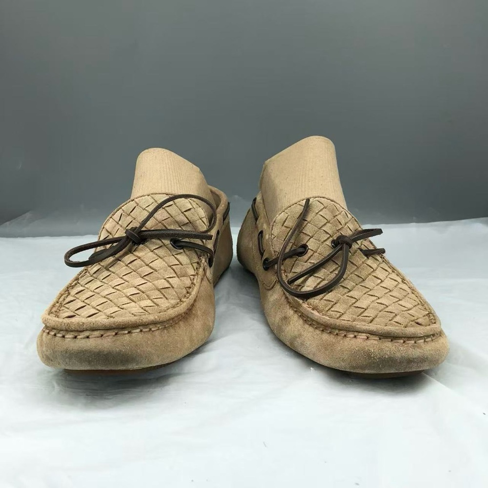 Bottega suede Woven Loafers for Women